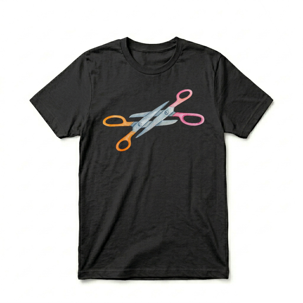 SCISSORS TEE