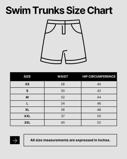TROPICAL PACKING SWIM TRUNKS (PRE-ORDER)